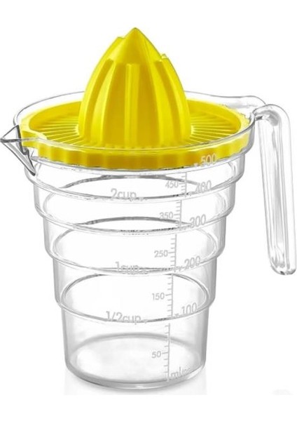 Ölçülü Narenciye Sıkacağı 500ML Portakal Limon Sıkacağı