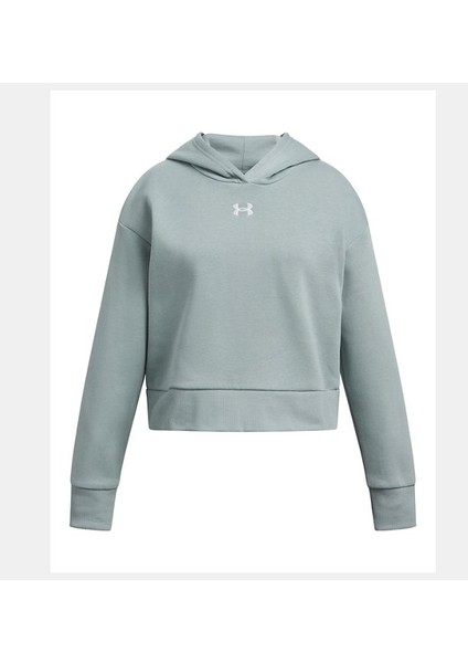 Çocuk Ua Rival Fleece Kapüşonlu Üst 1379517-348 fırsatları