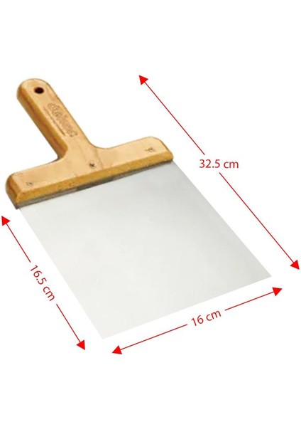 055 Ahşap Saplı Macun Küreği 16 cm (Standart Model) fiyatları