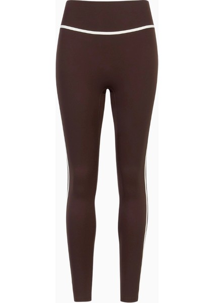 Base Contrast Trim Leggings Yüksek Bel Şekillendirici Kadın Tayt fiyatları