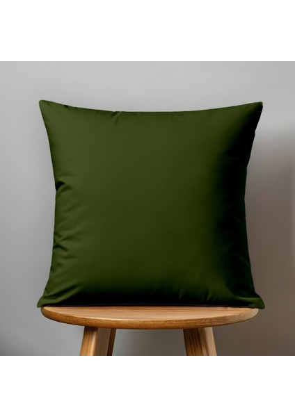 4 Lü Çift Taraflı Dijital Baskı Kırlent Kılıfı Nakış Görünümlü Yaprak Desenli indirimleri