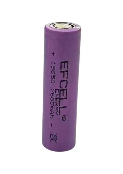 18650 3.7V 2600MAH Başlıklısız Pil