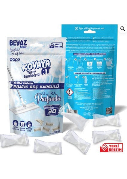 Mr. Oxy Maxima 500 ml Bulaşık Deterjanı + Kovaya At 15 Adet Yüzey Temizleyici + Mikrofiber Mop fırsatları
