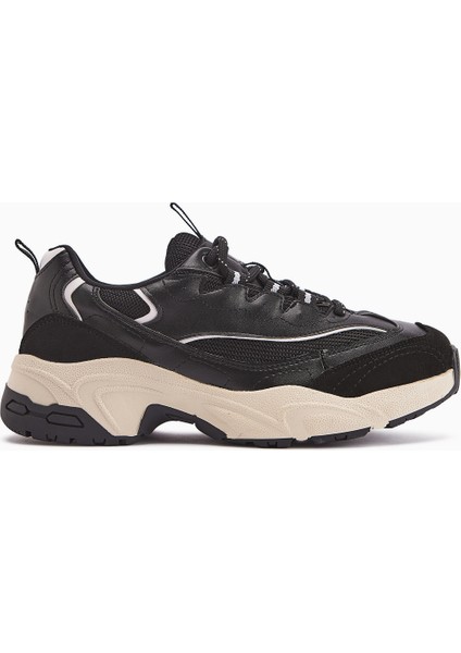 Rozhin Siyah Kalın Taban Kadın Spor Ayakkabı fiyatları