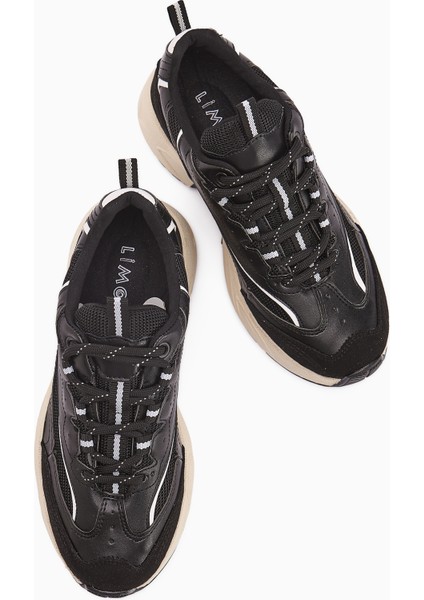 Rozhin Siyah Kalın Taban Kadın Spor Ayakkabı modelleri