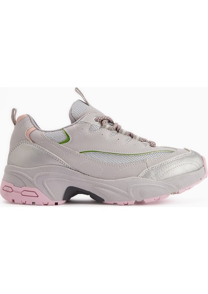 Rozhin Gri Kalın Taban Kadın Spor Ayakkabı fiyatları
