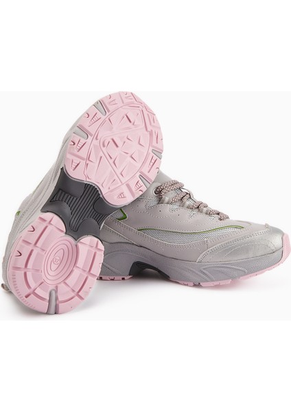 Rozhin Gri Kalın Taban Kadın Spor Ayakkabı fırsatları