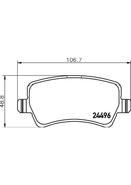 ARKA FREN BALATASI S-MAX 2009-2006 GALAXY 3 2006 VOLVO S60 2010 S80 2006 560 -570 2006 XC60 2008XC70 2006 RANGE ROVER EVOQUE 2011 6G912M008FD 30794554 LR027129