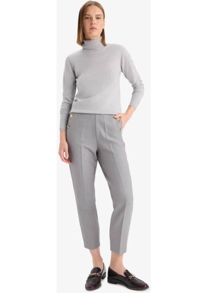 Regular Fit Balıkçı Yaka Antrasit Kadın Kazak H1651AZ/AR198 fiyatları