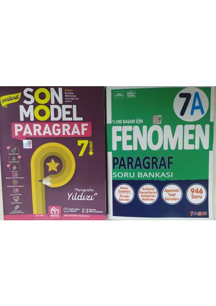 7.sınıf Son Model Paragraf Soru Bankası+Fenomen 7A Paragraf Soru Bankas