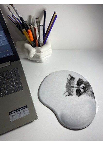 Bebek Rakun Bilek Destekli Mouse Pad