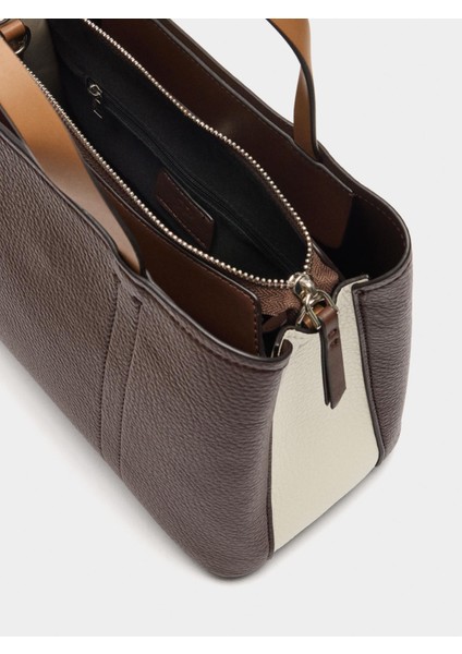 Renk Bloklu Tote Çanta fırsatları