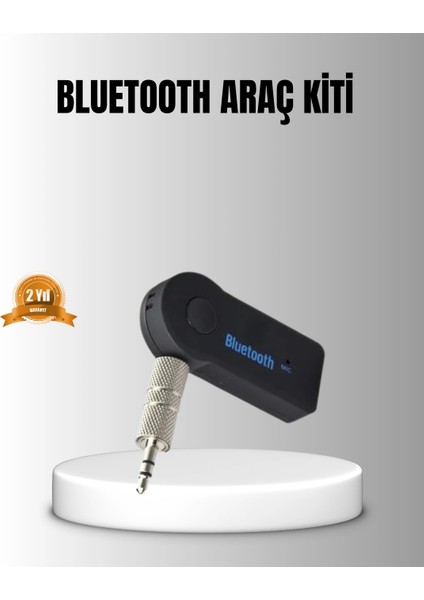 Bluetooth Aux Araç Kiti Eller Serbest Müzik Çalar Dahili Mikrofonlu