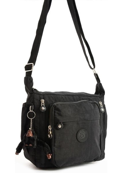 Lüks Figürlü Gösterişli Bol Bölmeli Çapraz Çanta