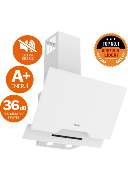 Fryart & Flowart Olio Sessiz Davlumbaz Elektrikli Beyaz Ank. Set (D064-SA + MS261 + QEP63CB) fiyatları