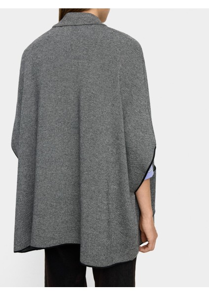 Dikiş Detaylı Örme Panço indirimleri