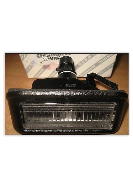 ARKA PLAKA LAMBASI DOBLO I-2-FIORINO-BIPPER-NEMO İKİ KAPI DUYLU AMPÜLLÜ 46814089 1359977080 6340 H0