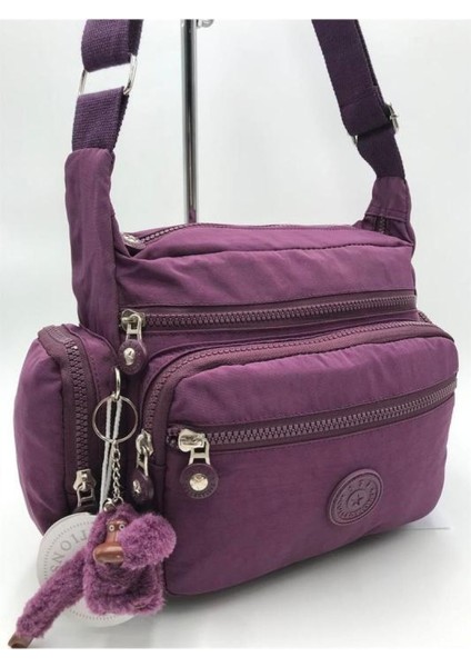 Lüks Figürlü Gösterişli Bol Bölmeli Çapraz Çanta