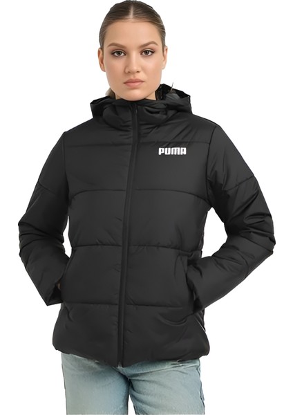 Siyah Kadın Mont 84827501 Ess Puma Padded Jkt W