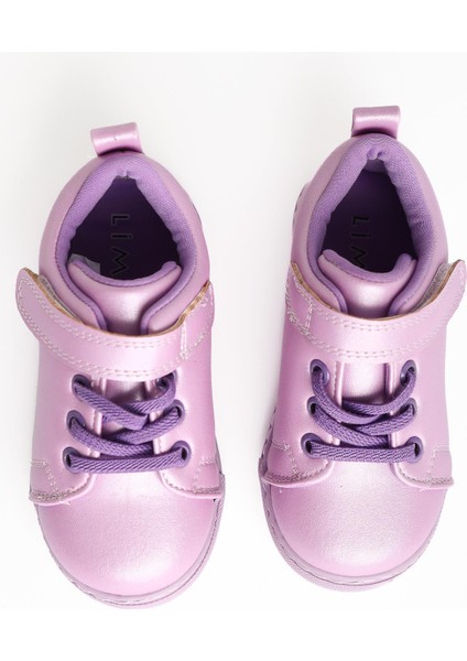 Daisy Lila Bağcıklı Cırtcırt Detaylı Bebe Spor Ayakkabı fırsatları