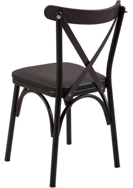 Metal Ayaklı Ahşap Sırt Mutfak Sandalyesi fırsatları