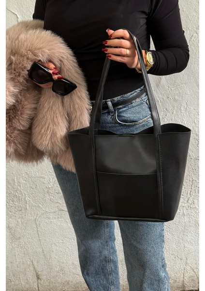 Lagraccio Paris Kadın Nappe Makyaj Çantalı Omuz Çantası Siyah fiyatları