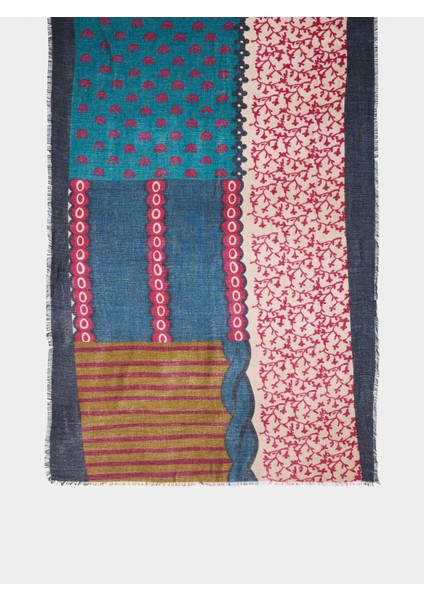 Yünlü Desenli Fular modelleri