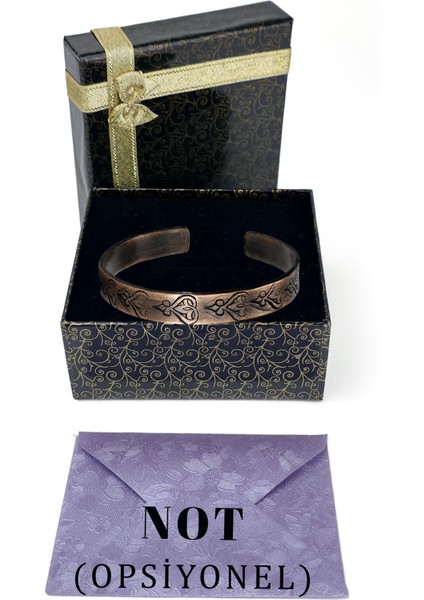 El Yapımı Ayarlanabilir Saf Bakır Bileklik Seti, Bakır Bilezik BB-302 fiyatları