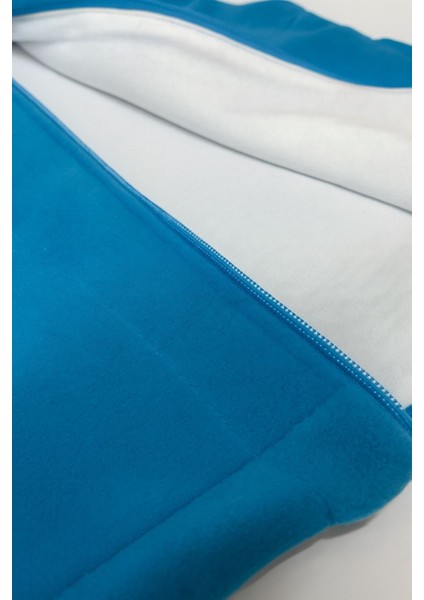 Kolsuz Fermuarlı Astarlı Çift Cepli Dik Yaka Çocuk Yelek