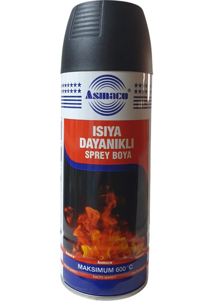 Isıya Dayanıklı Sprey Boya Siyah - Egzoz Soba Mangal 400 ml fiyatları