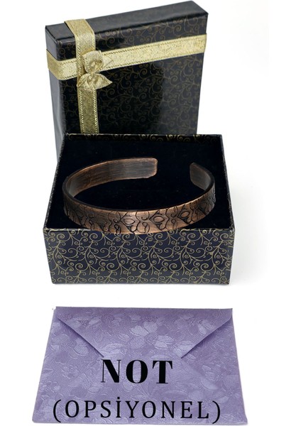 El Yapımı Ayarlanabilir Saf Bakır Bileklik Seti, Bakır Bilezik BB-304 fiyatları