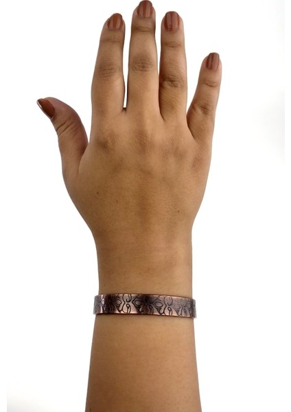 El Yapımı Ayarlanabilir Saf Bakır Bileklik Seti, Bakır Bilezik BB-304 fırsatları