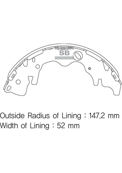 ARKA KAMPANA PABUÇ BALATA HYUNDAI STAREX 2.5L D4BH TC. TCI PANELVAN 2003-2008 / H-1 2.5L D4CB 08- 583054AA30 583054HA00 583054AA20
