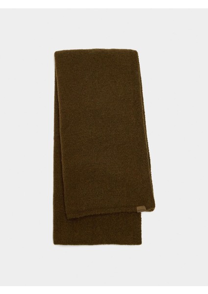 Kenarları Nervürlü Düz Eşarp