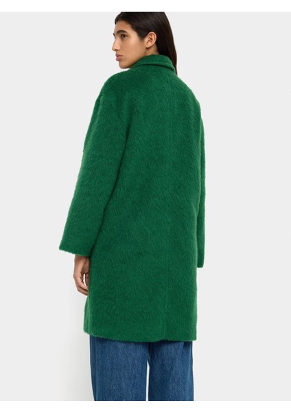 Yün Karışımlı Suni Kürk Efektli Ceket modelleri