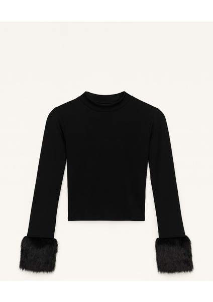 Kolları Tüy Detaylı Kadın Sandy Bluz fiyatları