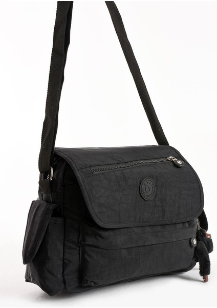 Lüks Figürlü Gösterişli Bol Bölmeli Çapraz Çanta