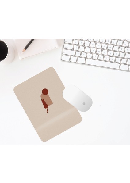 Minimalist Bilek Destekli Dikdörtgen Mousepad