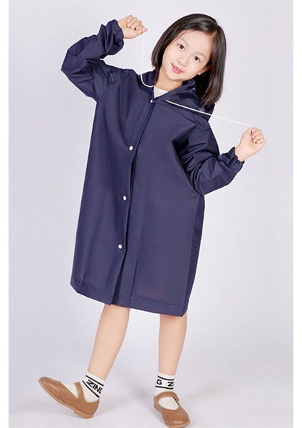 Erkek ve Kız Çocuk Yağmurluk Panço Su Geçirmez