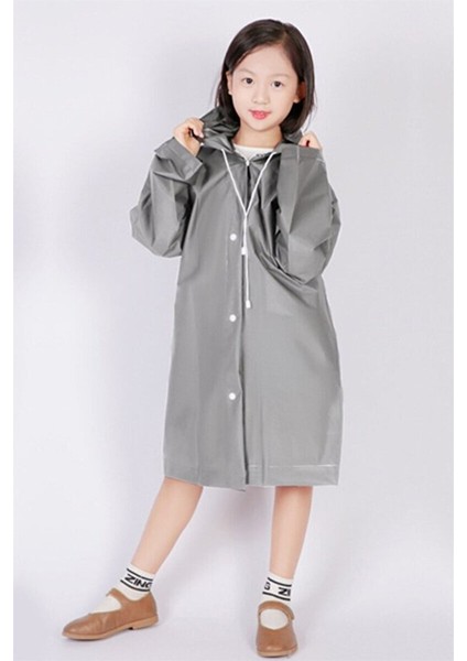 Erkek ve Kız Çocuk Yağmurluk Panço Su Geçirmez