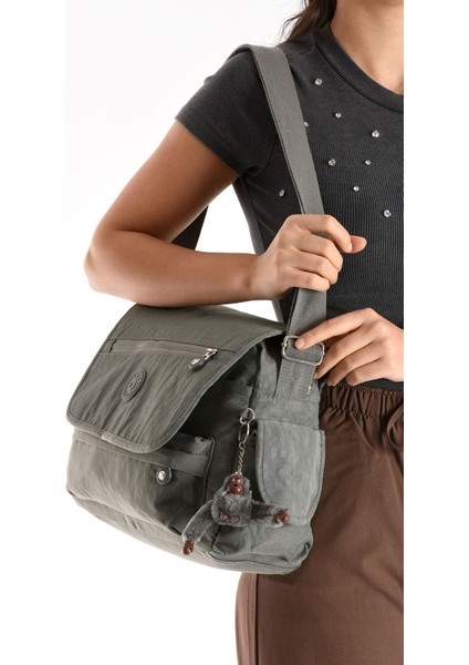 Lüks Figürlü Gösterişli Bol Bölmeli Çapraz Çanta