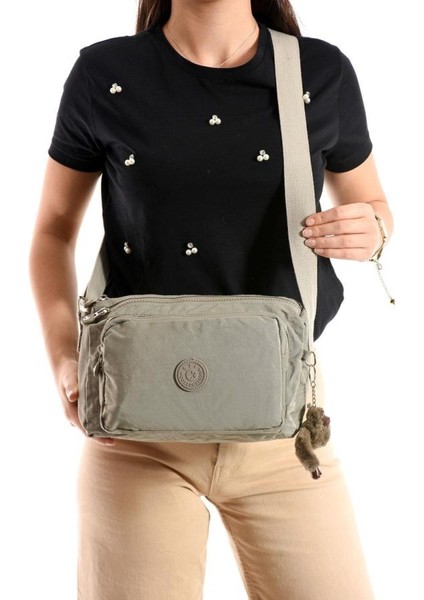 Lüks Figürlü Gösterişli Bol Bölmeli Çapraz Çanta