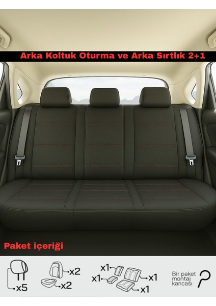 Citroen C4 Hb Coope 2010 2+1 Ticari Aracınıza Uyum Sağlayan Oto Koltuk Kılıfı - Violet Kırmızı modelleri