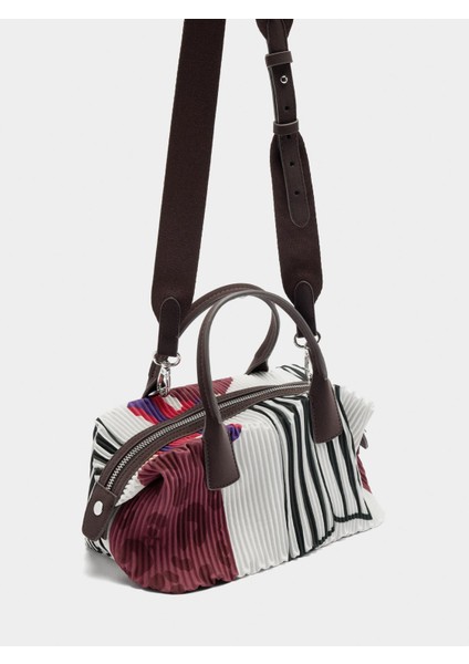 Desenli Teknik Kumaş Tote Çanta fırsatları