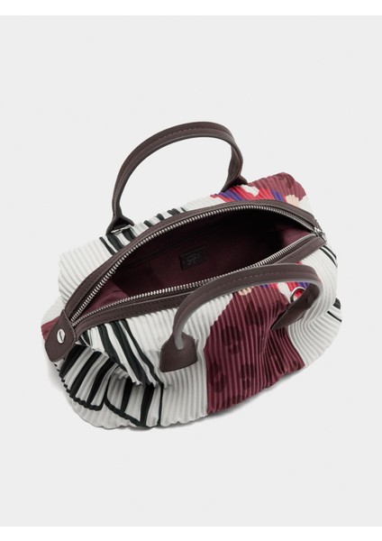 Desenli Teknik Kumaş Tote Çanta indirimleri