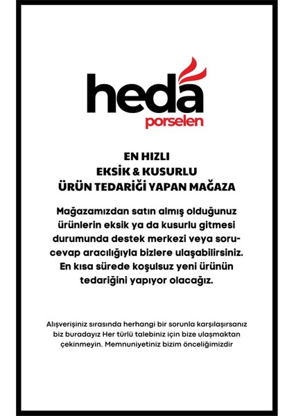 Acem Kartanem Serisi 6'lı Porselen Çay Tabağı Seti