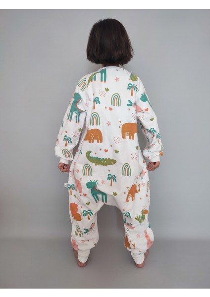 Pamuk Pazen Uyku Tulumu %100 Pamuk Çift Kat Pazen 20-24 Derece 1 Tog 0-8 Yaş indirimleri