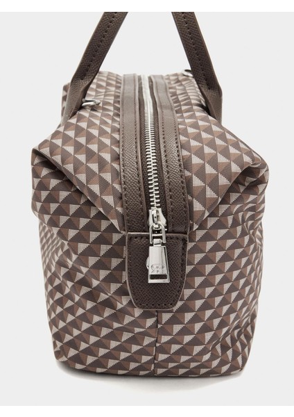 Desenli Teknik Kumaş Tote Çanta fiyatları