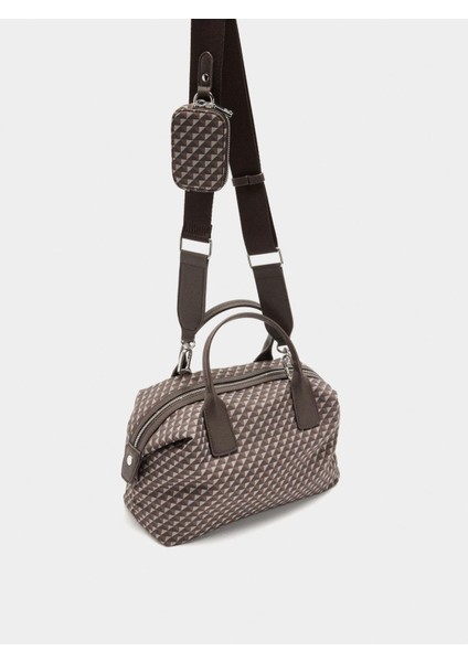 Desenli Teknik Kumaş Tote Çanta modelleri