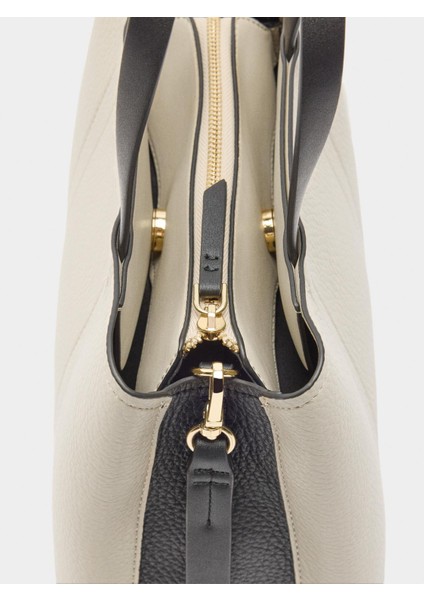 Renk Bloklu Tote Çanta fiyatları